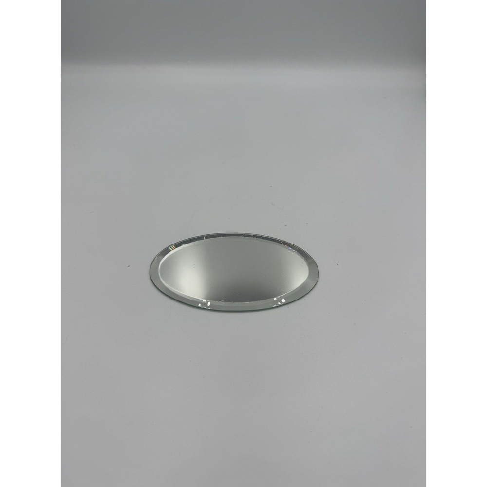 5x3 Oval‎ Mirrored Candle Plate
